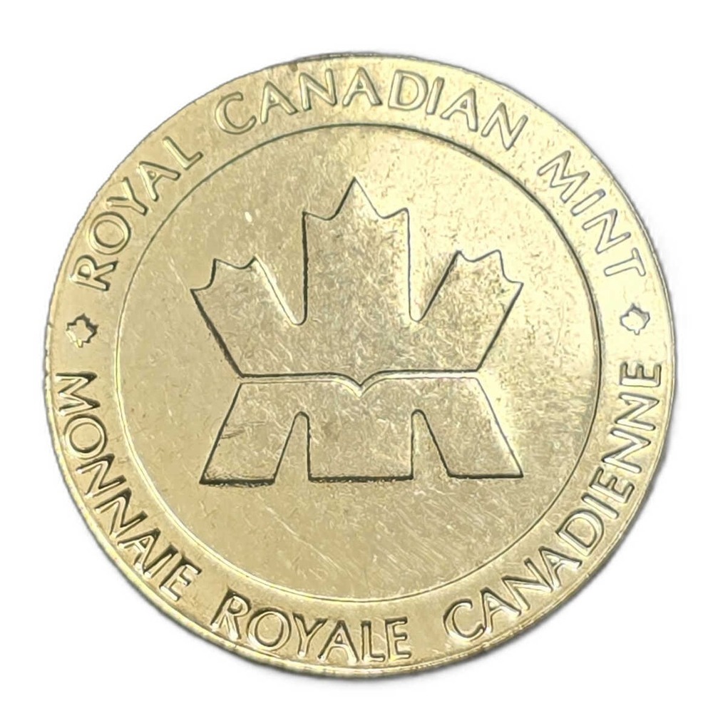 Royal Canadian Mint Logo Gold Tone Collector Backpack Lapel Vest Hat Pin F8